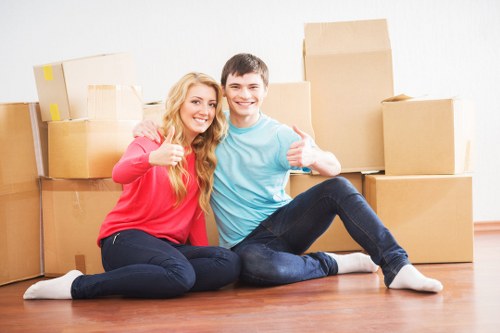 Eco-friendly packing materials used in Wandsworth